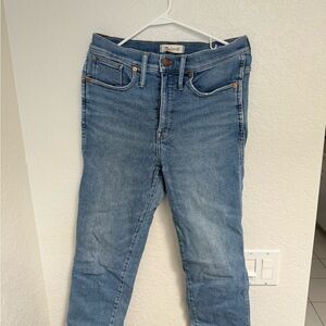 Madewell 28 Jeans in Light Wash Blue Denim